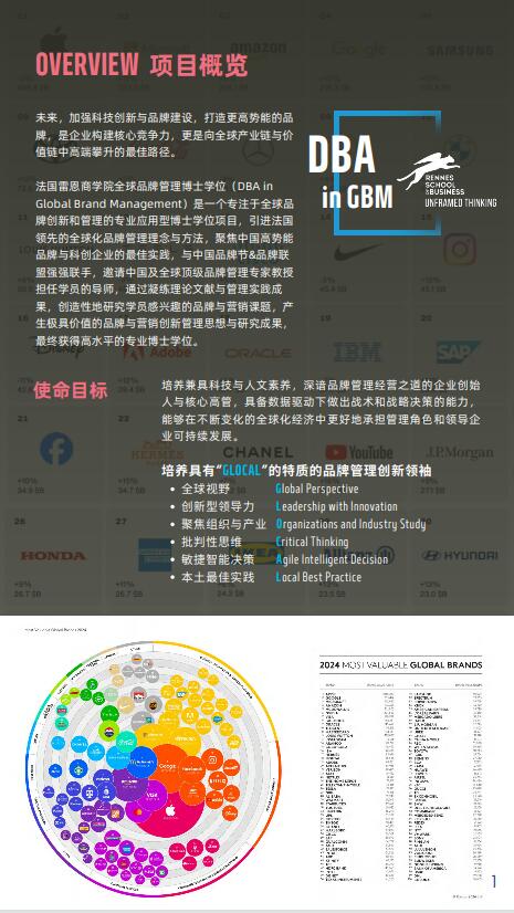 法国雷恩商学院DBA（全球品牌管理）