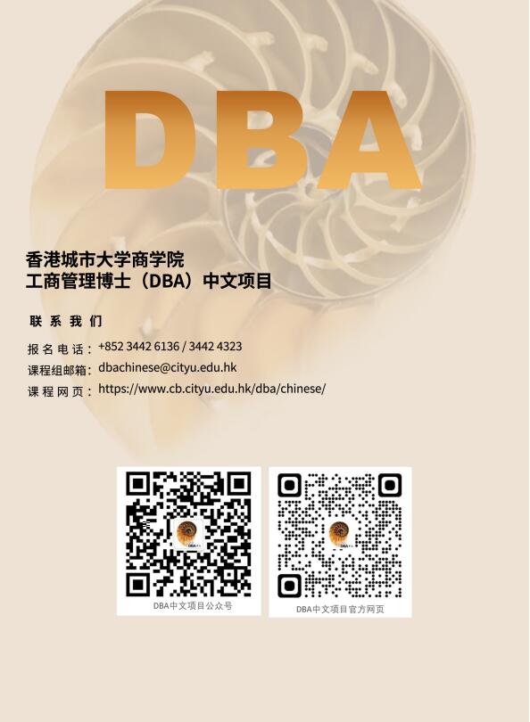 香港城市大学DBA