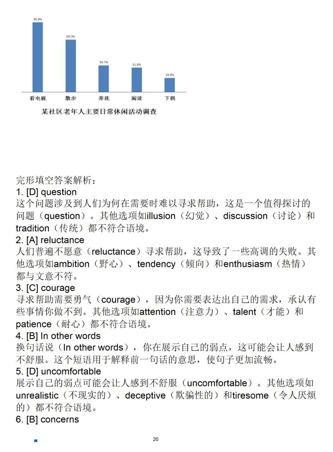 2025年考研英语二真题答案和解析（完整版）